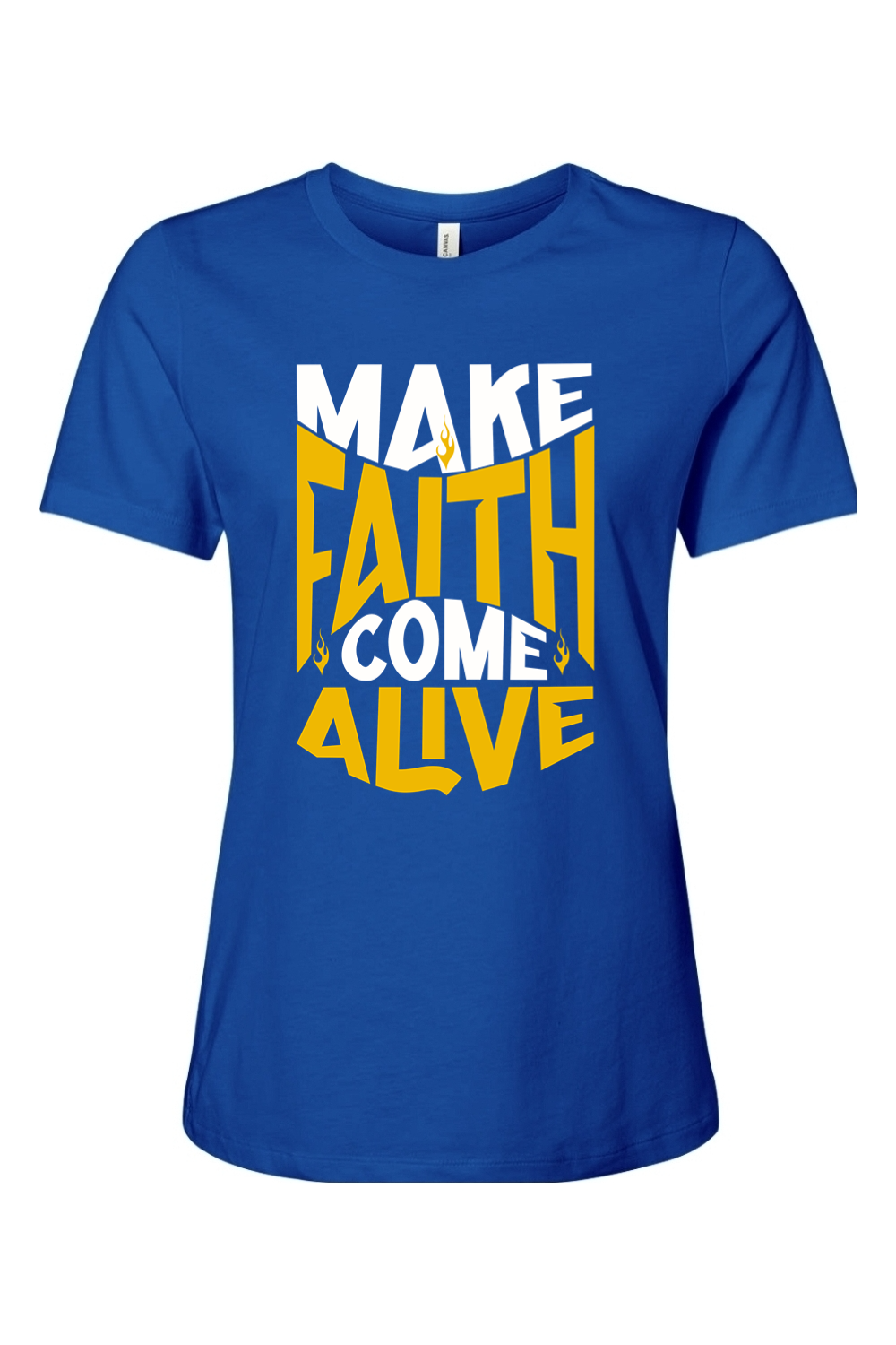Make Faith Come Alive | Women’s Relaxed Tee (Yellow)