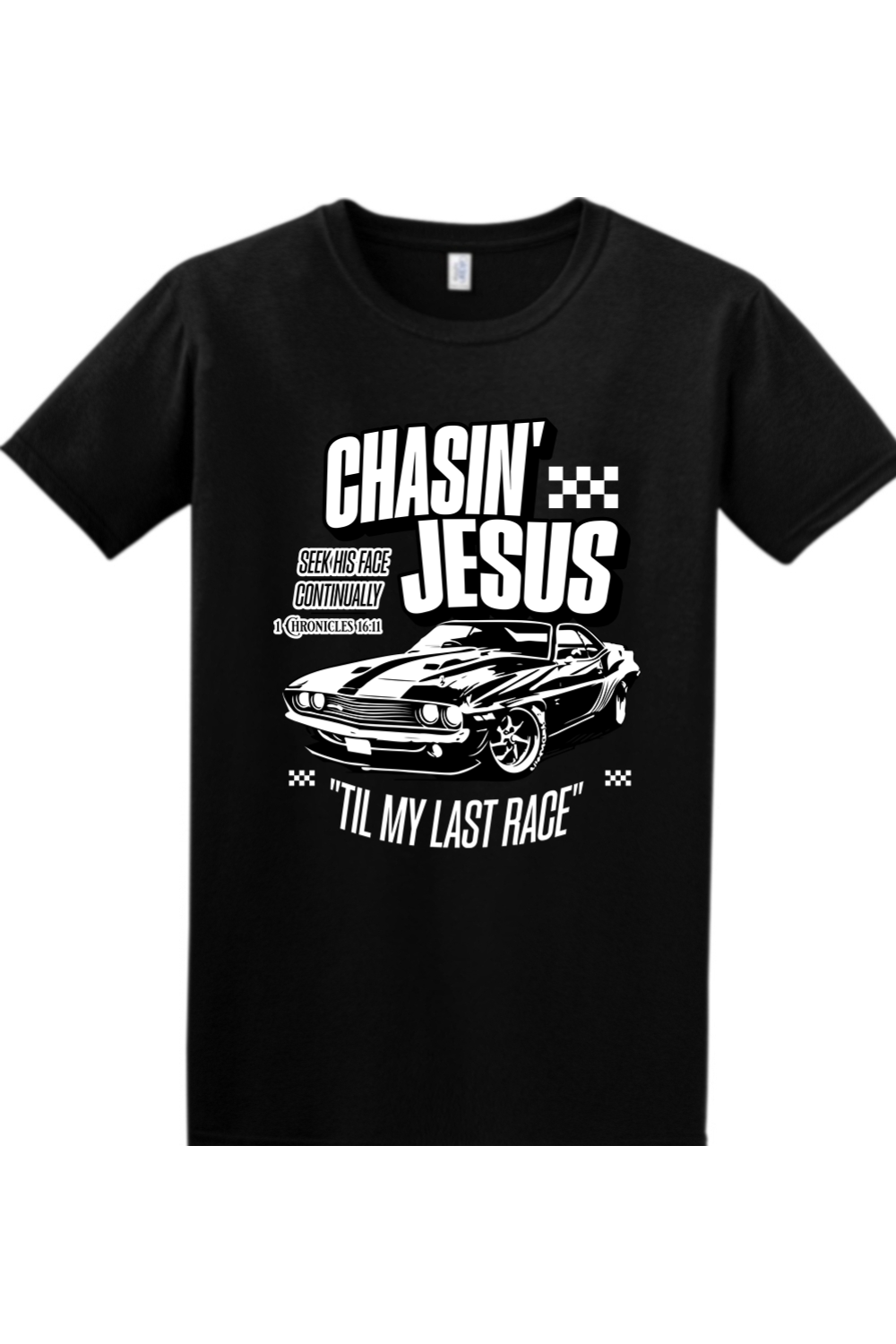 Chasin’ Jesus Til My Last Race | Unisex Tee