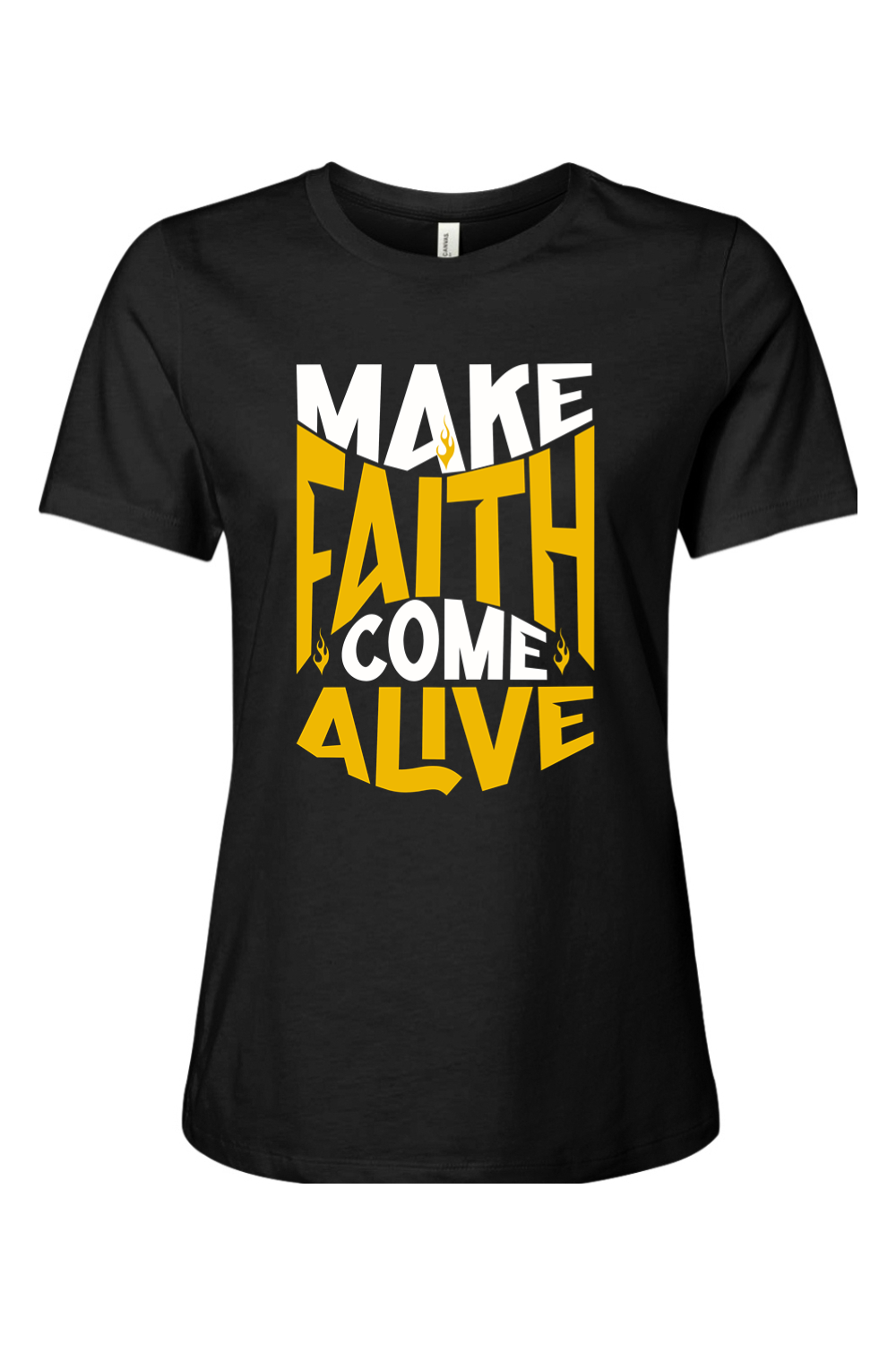 Make Faith Come Alive | Women’s Relaxed Tee (Yellow)