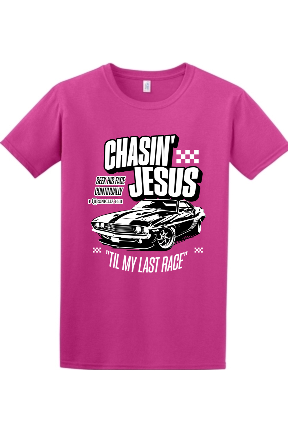 Chasin’ Jesus Til My Last Race | Unisex Tee
