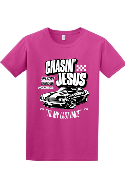 Chasin’ Jesus Til My Last Race | Unisex Tee
