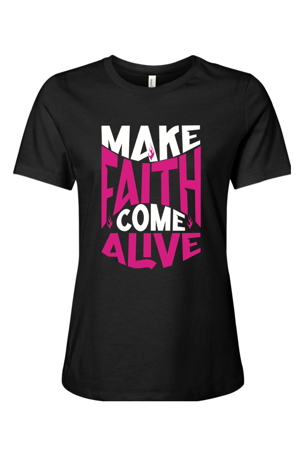 Make Faith Come Alive | Women’s Relaxed Tee (Pink)