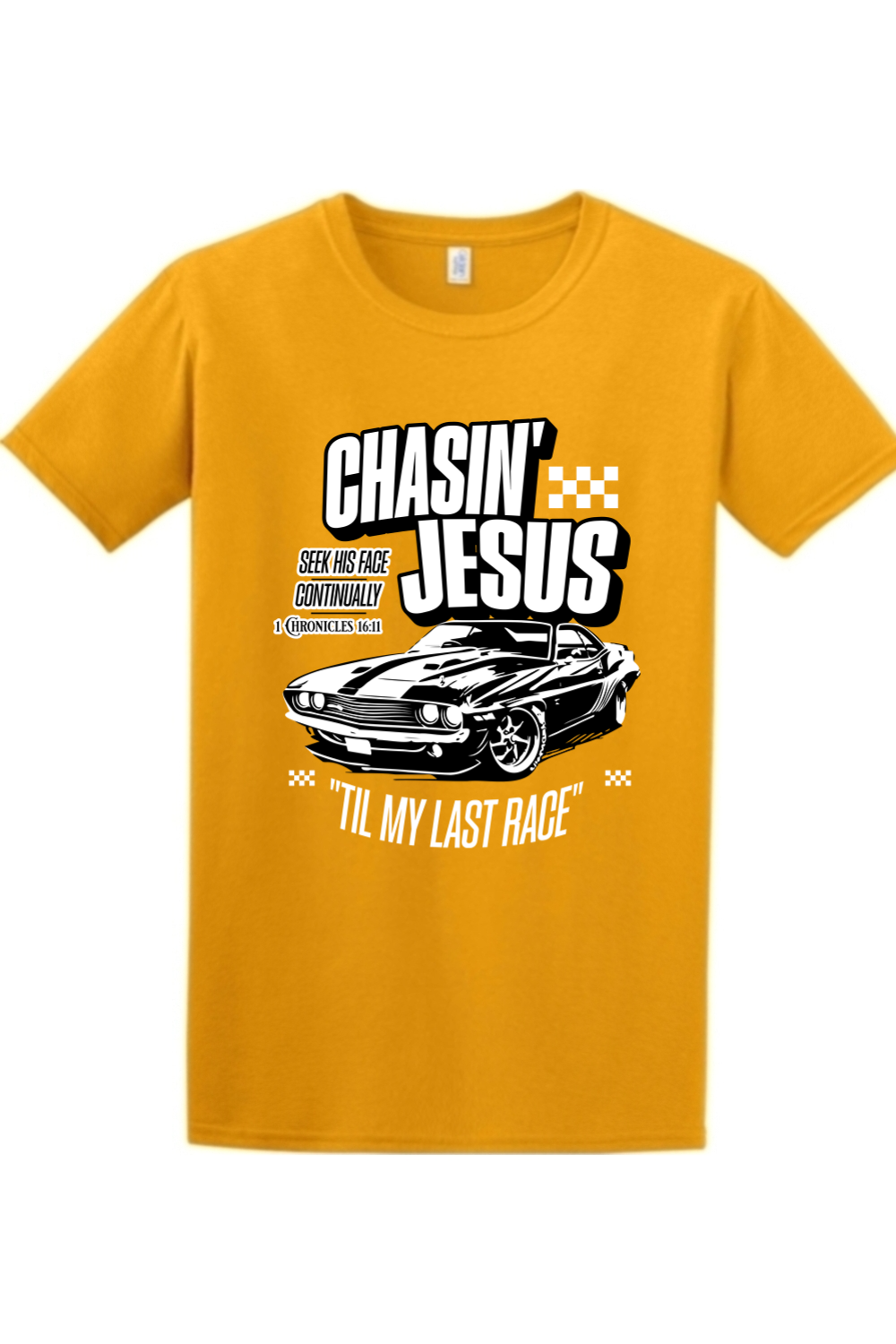 Chasin’ Jesus Til My Last Race | Unisex Tee