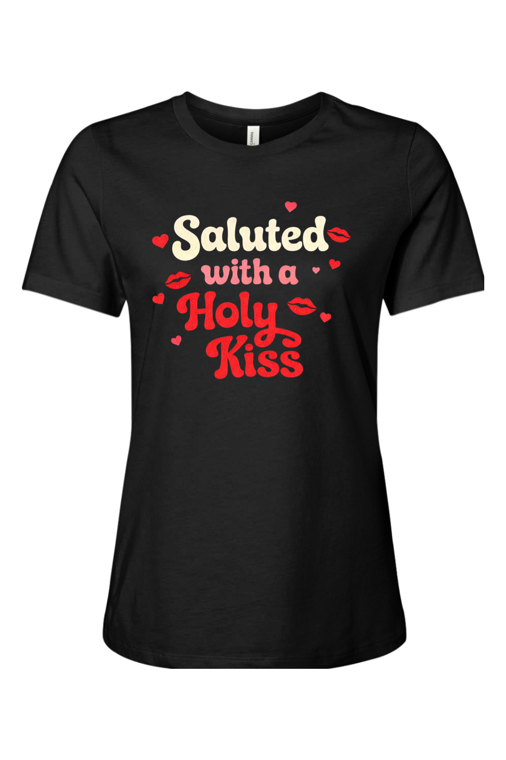 Saluted with a Holy Kiss | Women’s Relaxed Tee