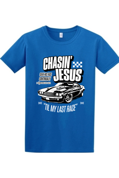 Chasin’ Jesus Til My Last Race | Unisex Tee