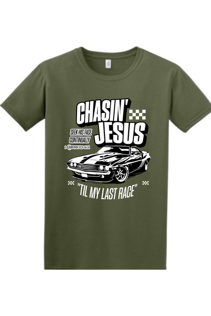 Chasin’ Jesus Til My Last Race | Unisex Tee