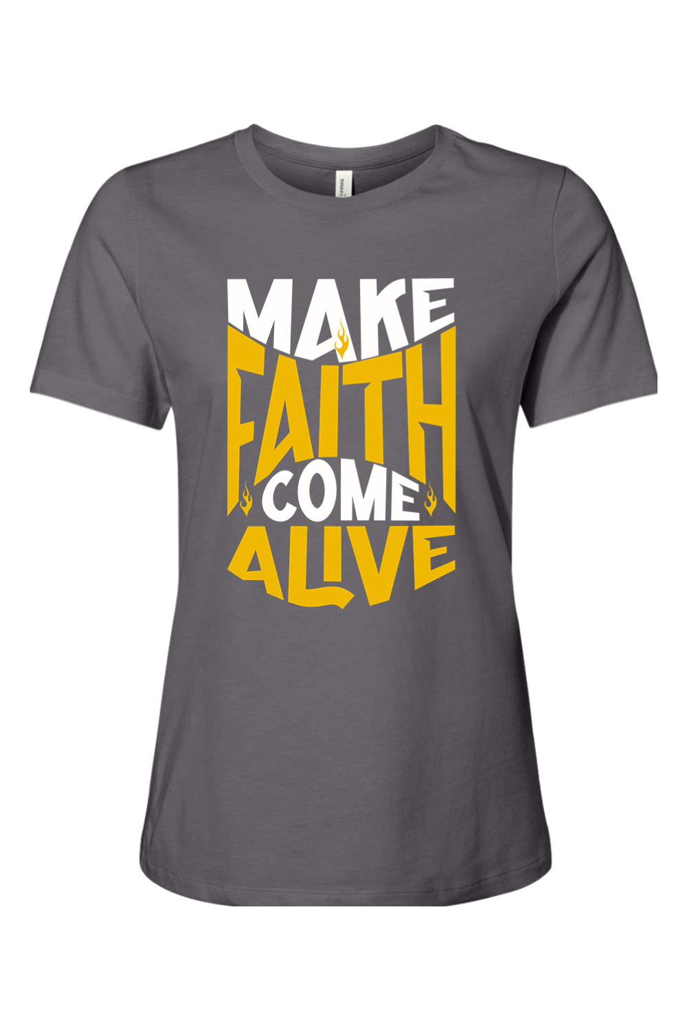 Make Faith Come Alive | Women’s Relaxed Tee (Yellow)